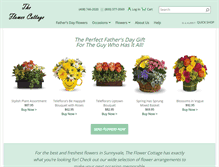 Tablet Screenshot of flowercottagesunnyvale.com